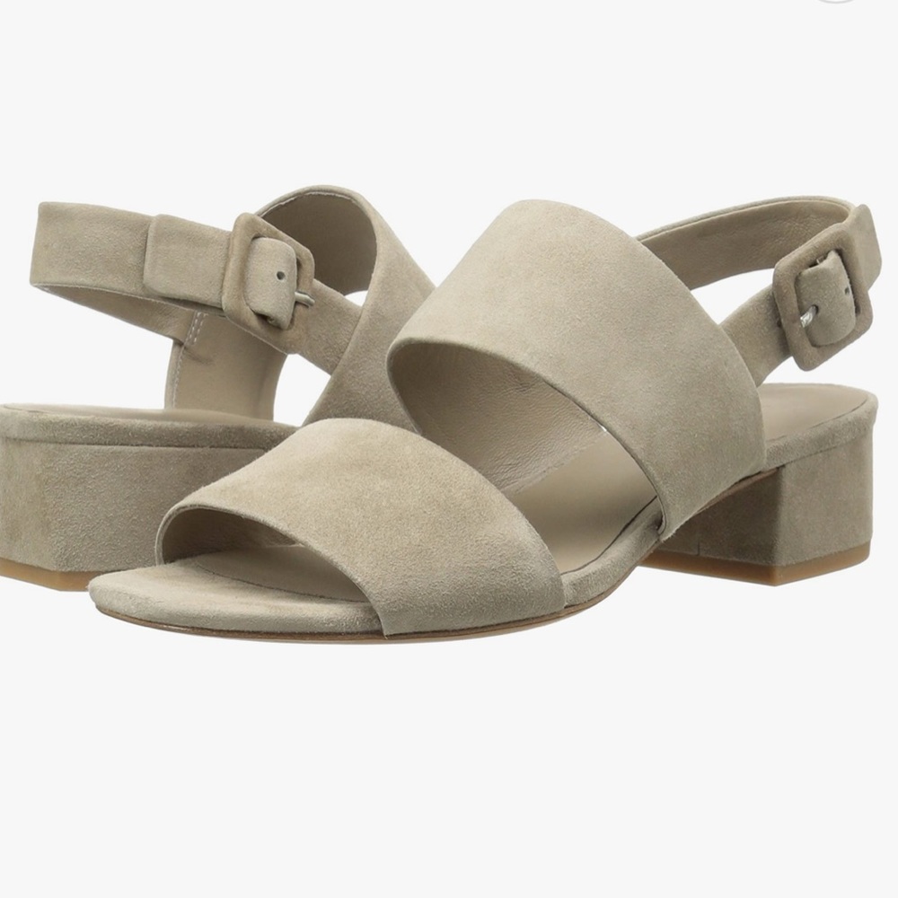 Vince suede heeled sandal, size 6.5